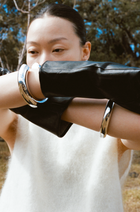 Uncommon Matters Swell Bangle in Silver 1