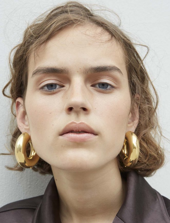 uncommon matters_ Large Stratus Hoops Gold uncommon matters_ Large Stratus Hoops Gold