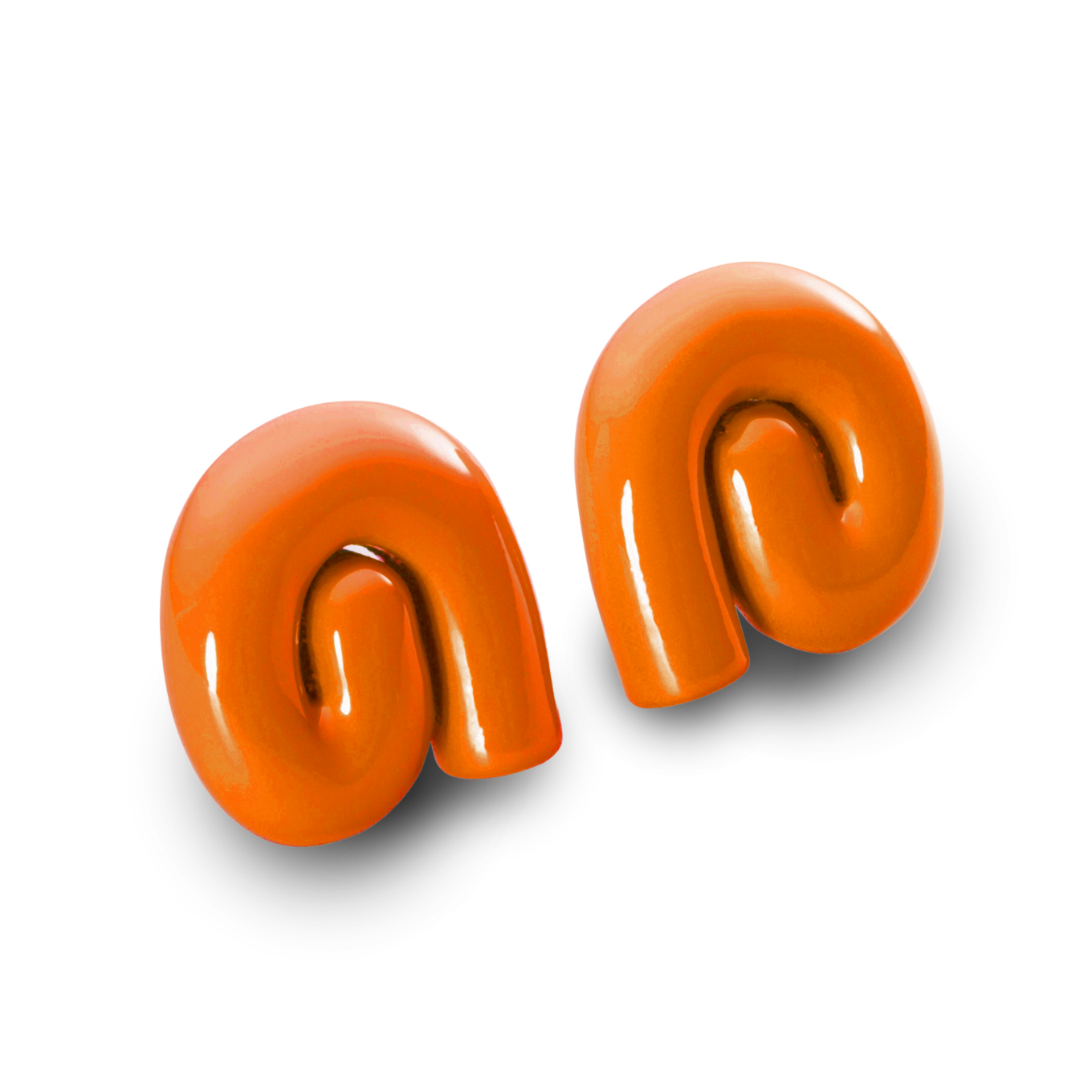 TBOEA01-Nimbus Earrings_ Deep Orange-PNG
