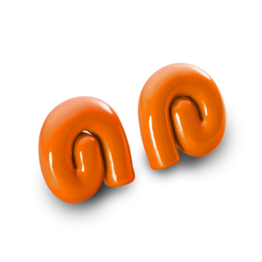TBOEA01-Nimbus Earrings_ Deep Orange-PNG