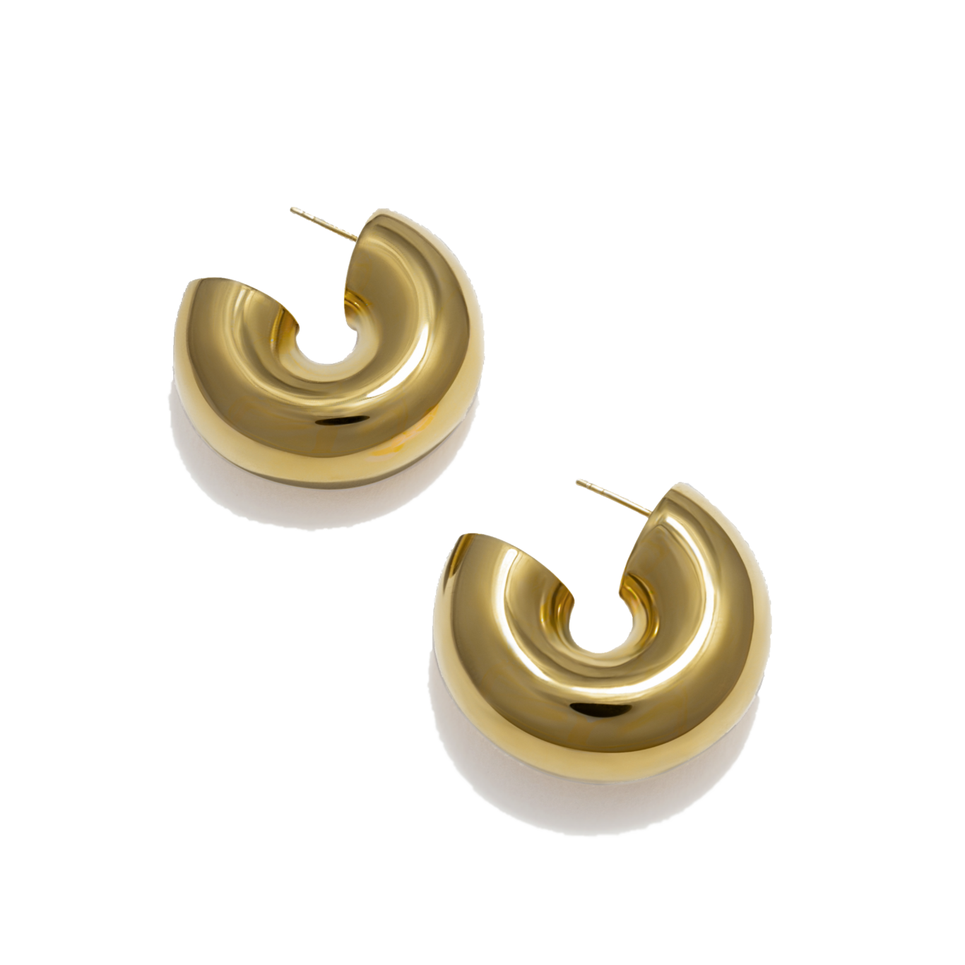 TBOEA03-Beam Earrings - Gold