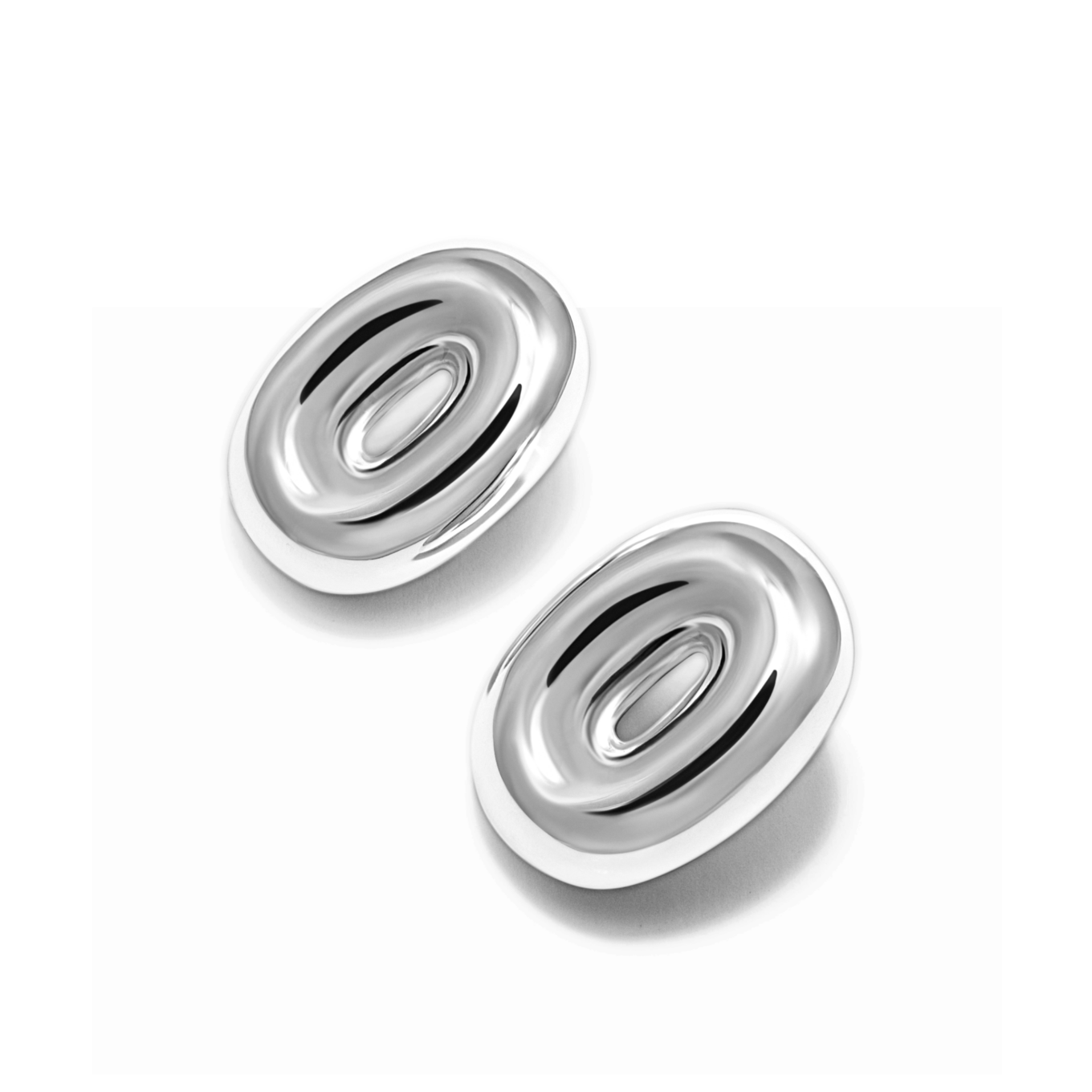 Torus Earrings_ TBOEA06_ Silver