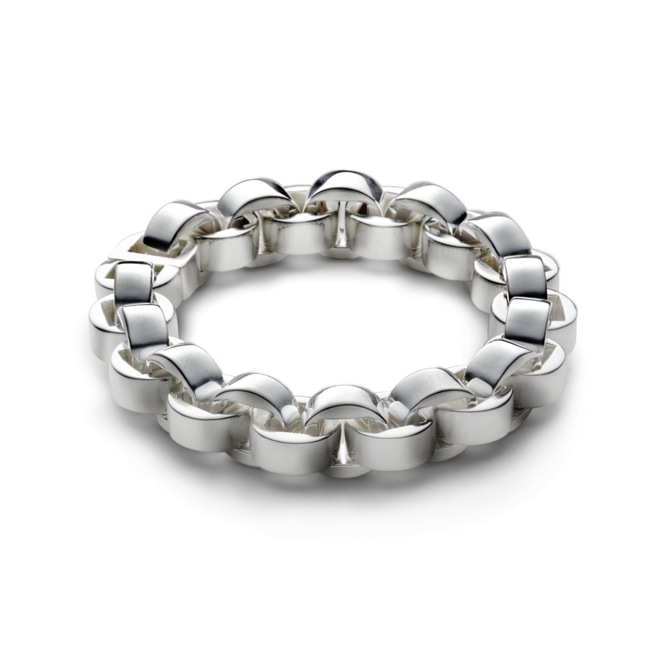Ascender Link Bracelet_ FVBA05_ Silver