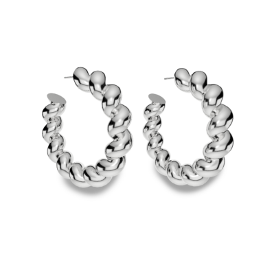 Curl Hoops_ LTEA06_ Silver