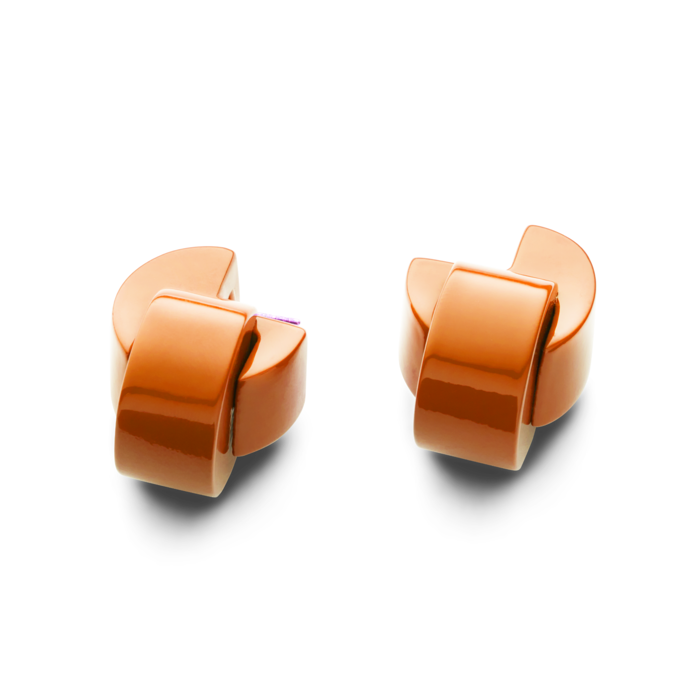 Double Swash Earrings_ FVEA01_ Deep Orange-PNG
