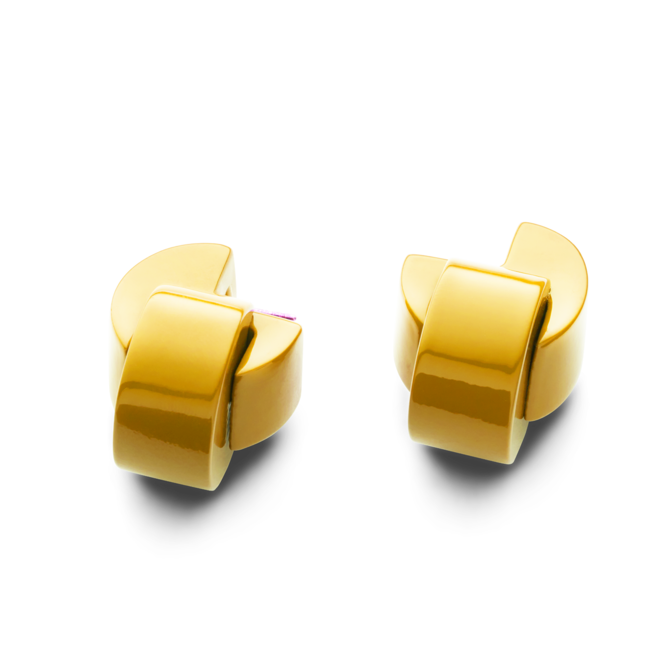 Double Swash Earrings_ FVEA01_ Sunny Yellow-PNG