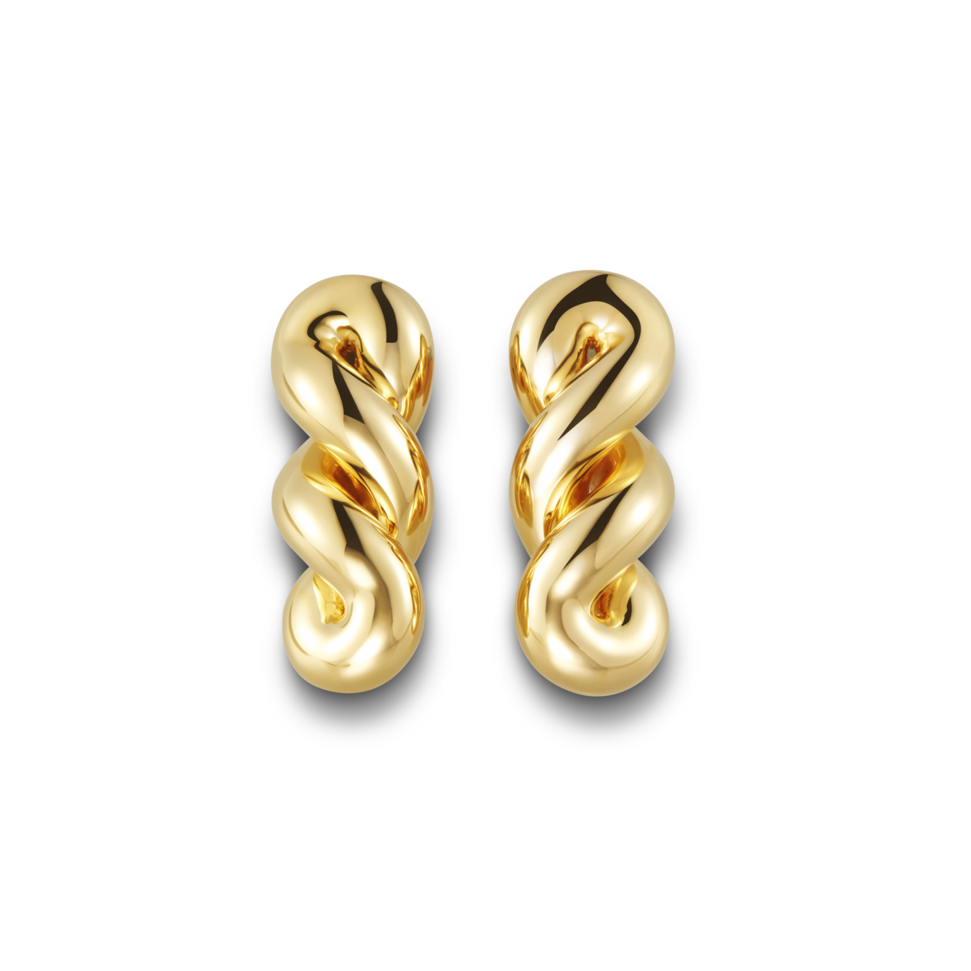 Long Twist Earringa_ LTEA03_ Gold