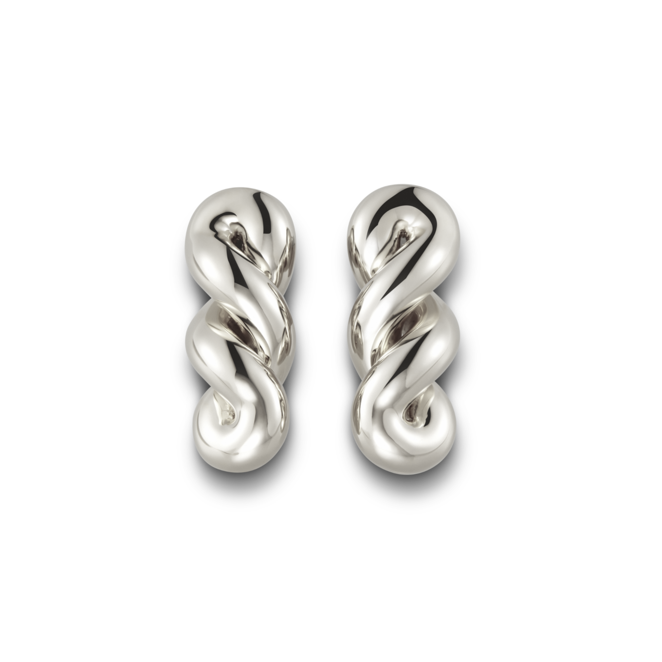 Long Twist Earringa_ LTEA03_ Silver