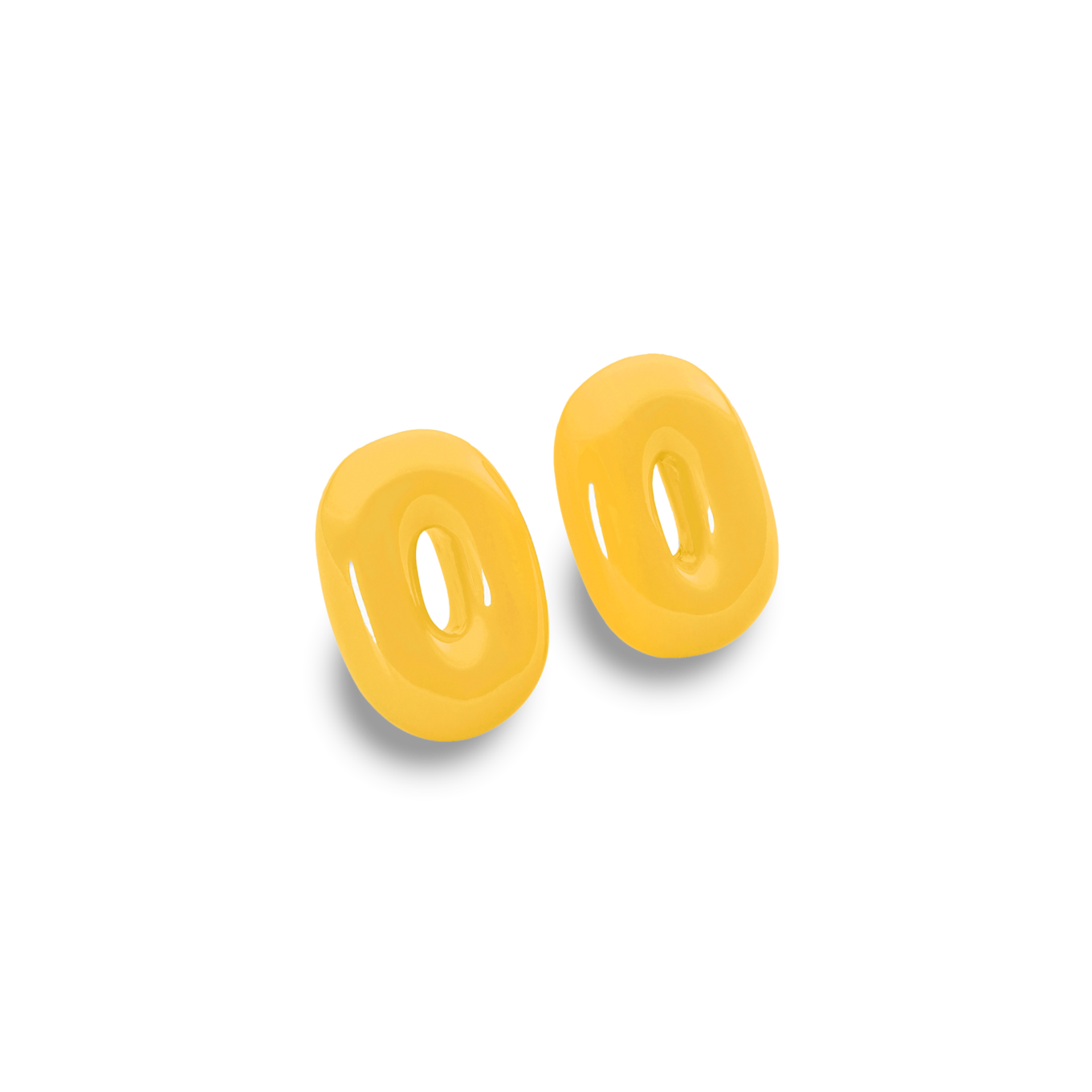 TBOEA06-Torus Earrings - Sunny Yellow