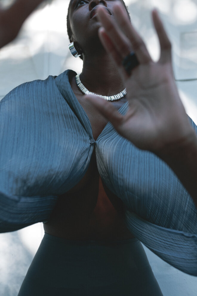 Silver Alto Collier and Swash Earrings Uncommon Matters Classic Collection