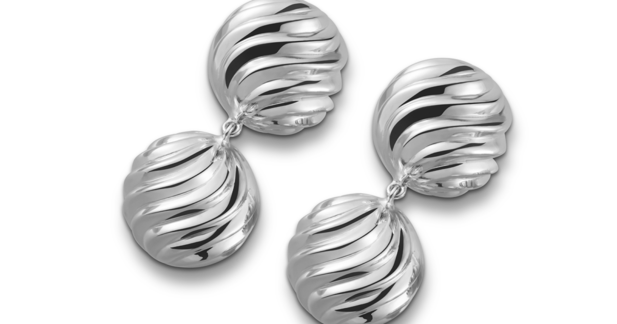 ★2022SS新作★MZUU★Double Molten Hexa Earrings Double Whirl Earrings | uncommon matters