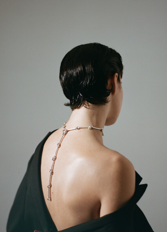 KCCH06 Drop Knot Collier model image 1