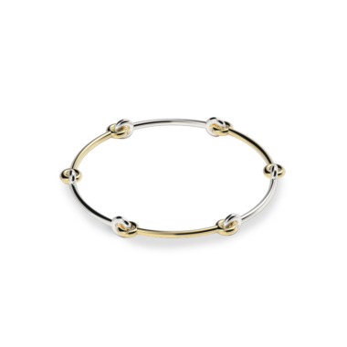 KCCH07-AG-B Knot Infinity Collier product image 1