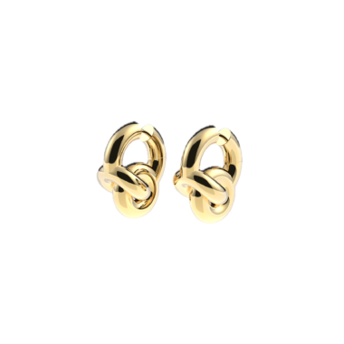 KCEA14-AG-V Mini Knot Creoles product image 1 copy