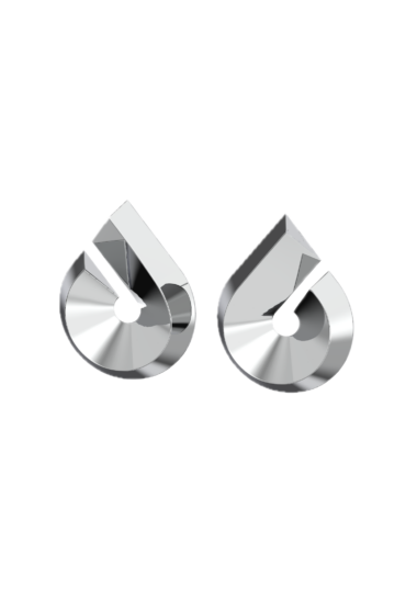 NFEA04-AG-S Carved Drop Clip Earring product render 1 copy